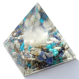 水晶のピラミッドオブジェ 《ボヘミアンオルゴナイト》 5×5cm