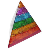 チャクラの三角錐オブジェ 《ボヘミアンオルゴナイト》 15.5×13.5cm