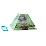 低いピラミッドオブジェ（健康・保護）《ボヘミアンオルゴナイト》3.5×2cm