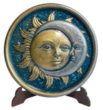 太陽と月 オルゴナイト スタンド付き《ボヘミアンオルゴナイト》直径約 15.5cm　