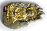 金のブッダ オルゴナイト スタンド付き《ボヘミアンオルゴナイト》約15.5×1cm